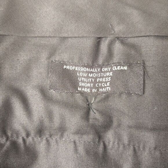 Jos A Bank Executive Collection 40x32 Dark Gray 100% Wool Cuffed Dress Pants - Picture 11 of 13